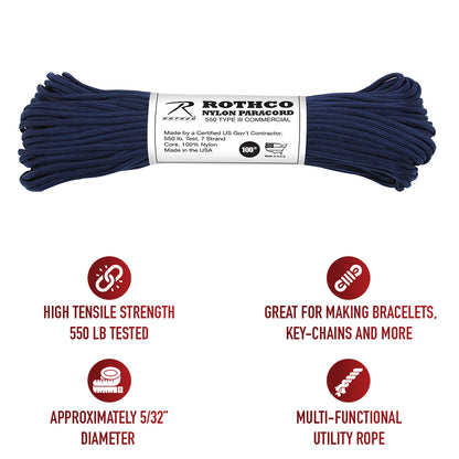 Nylon Paracord Type III 550 LB