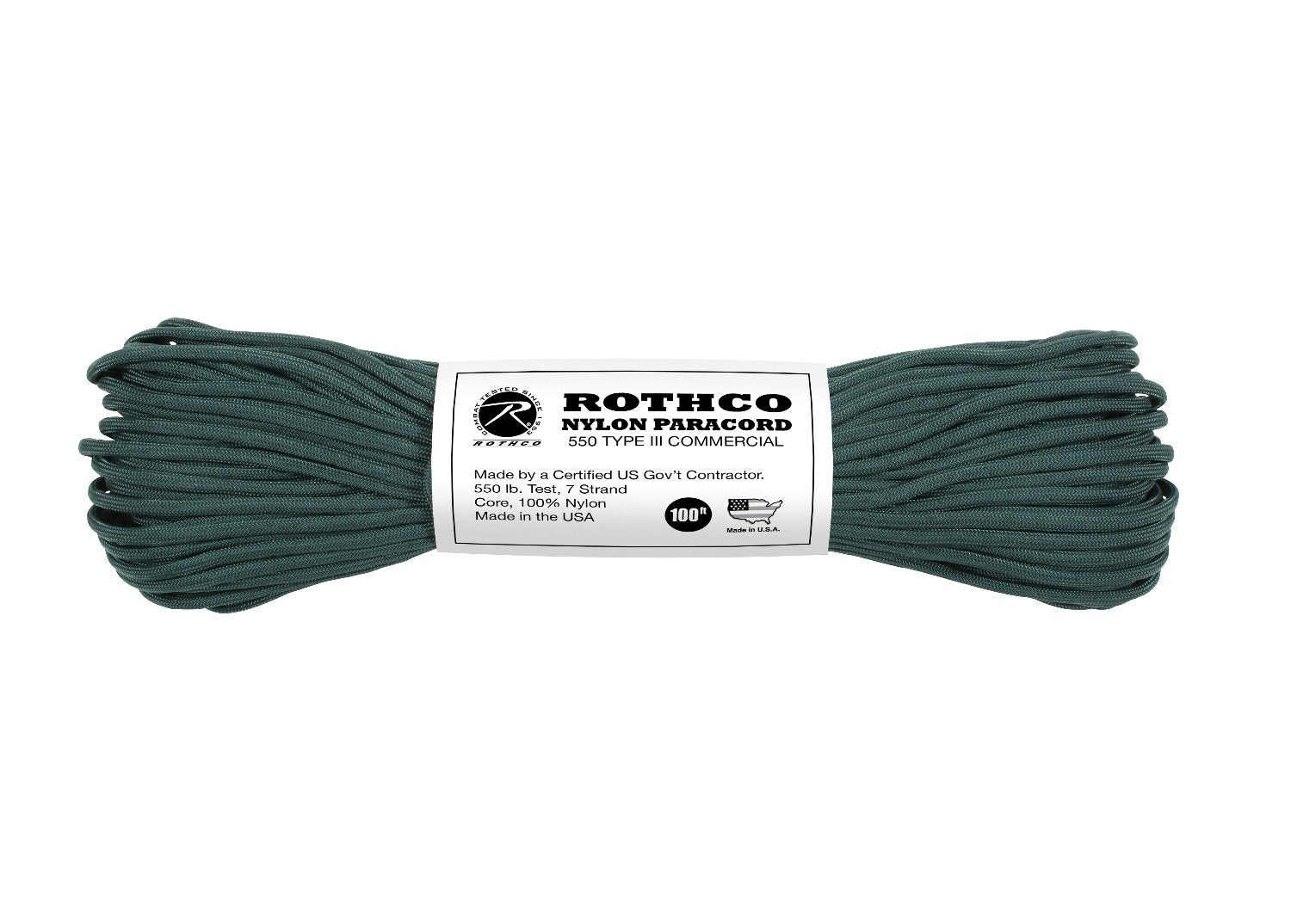 Rothco Nylon Paracord Type III 550 LB - Tactical Choice Plus