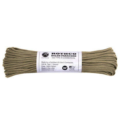 Nylon Paracord Type III 550 LB