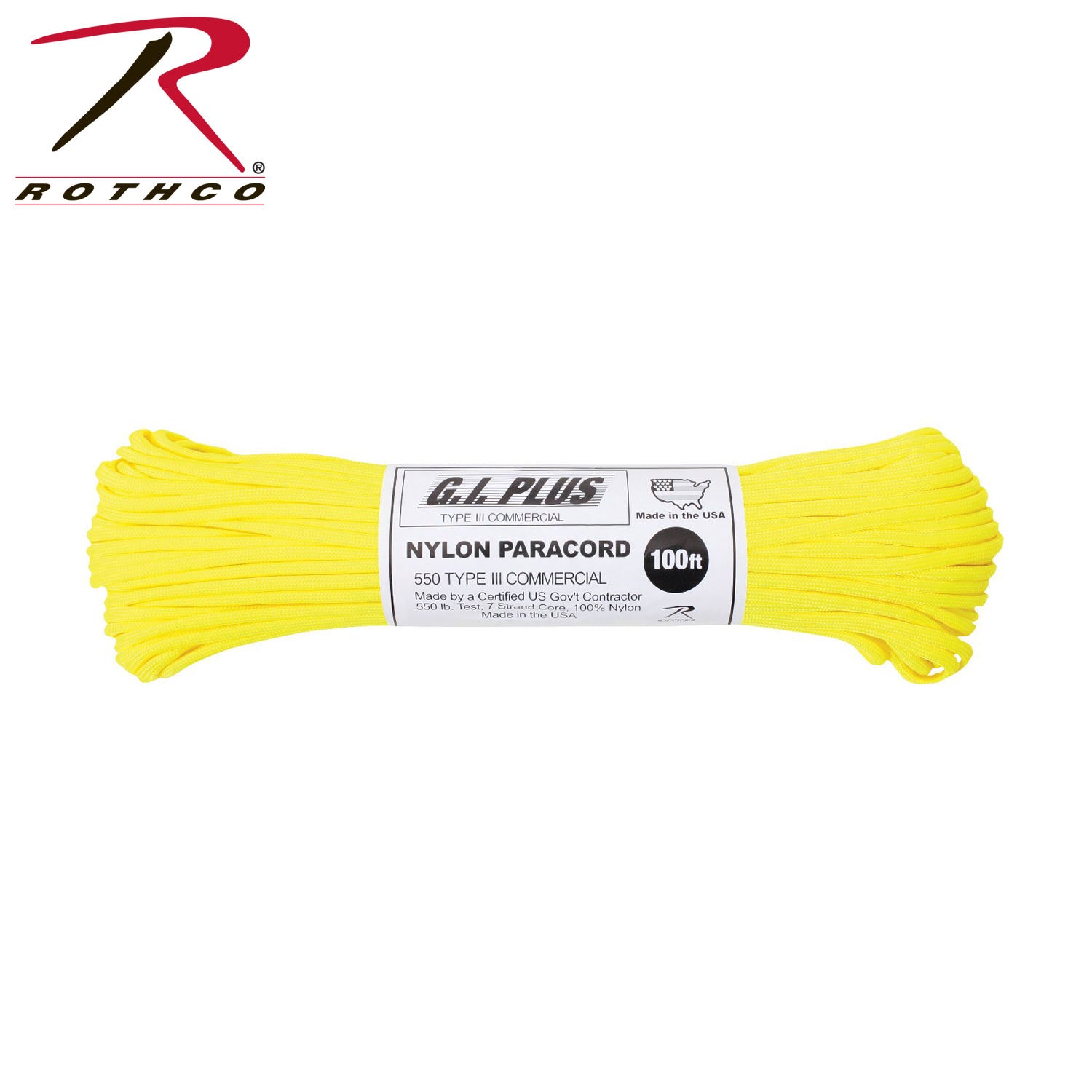 Rothco Nylon Paracord Type III 550 LB - Tactical Choice Plus