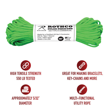 Nylon Paracord Type III 550 LB