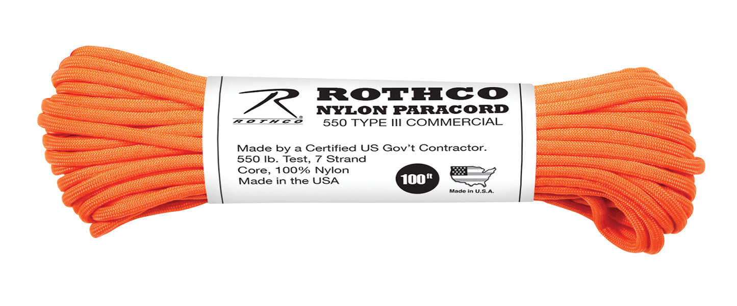 Nylon Paracord Type III 550 LB