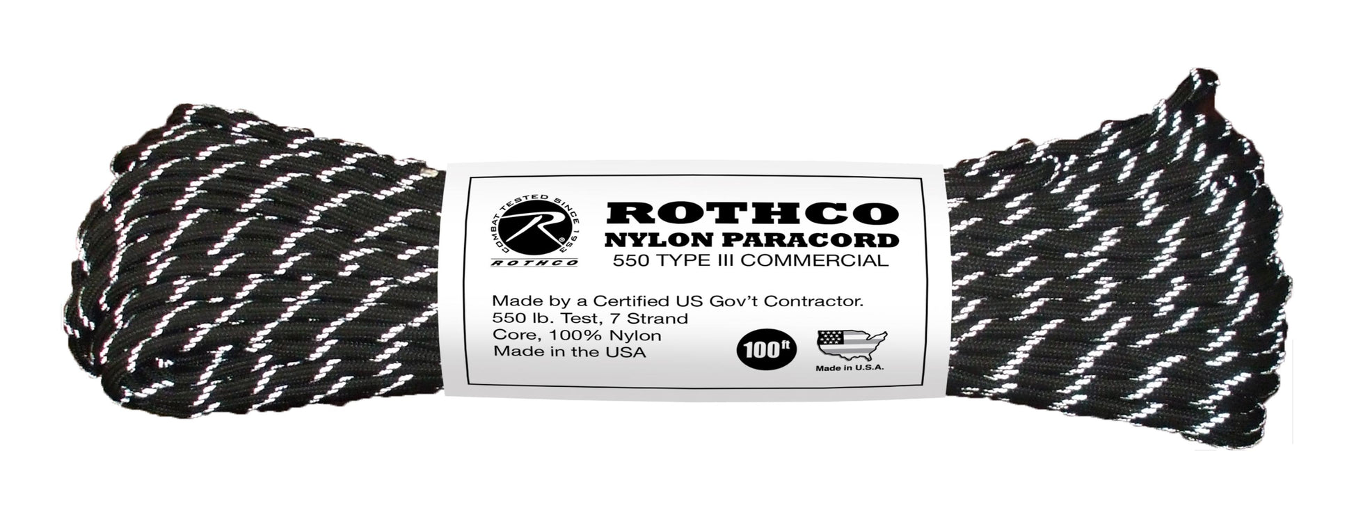 Rothco Nylon Paracord Type III 550 LB - Tactical Choice Plus