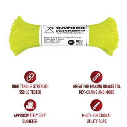 Nylon Paracord Type III 550 LB