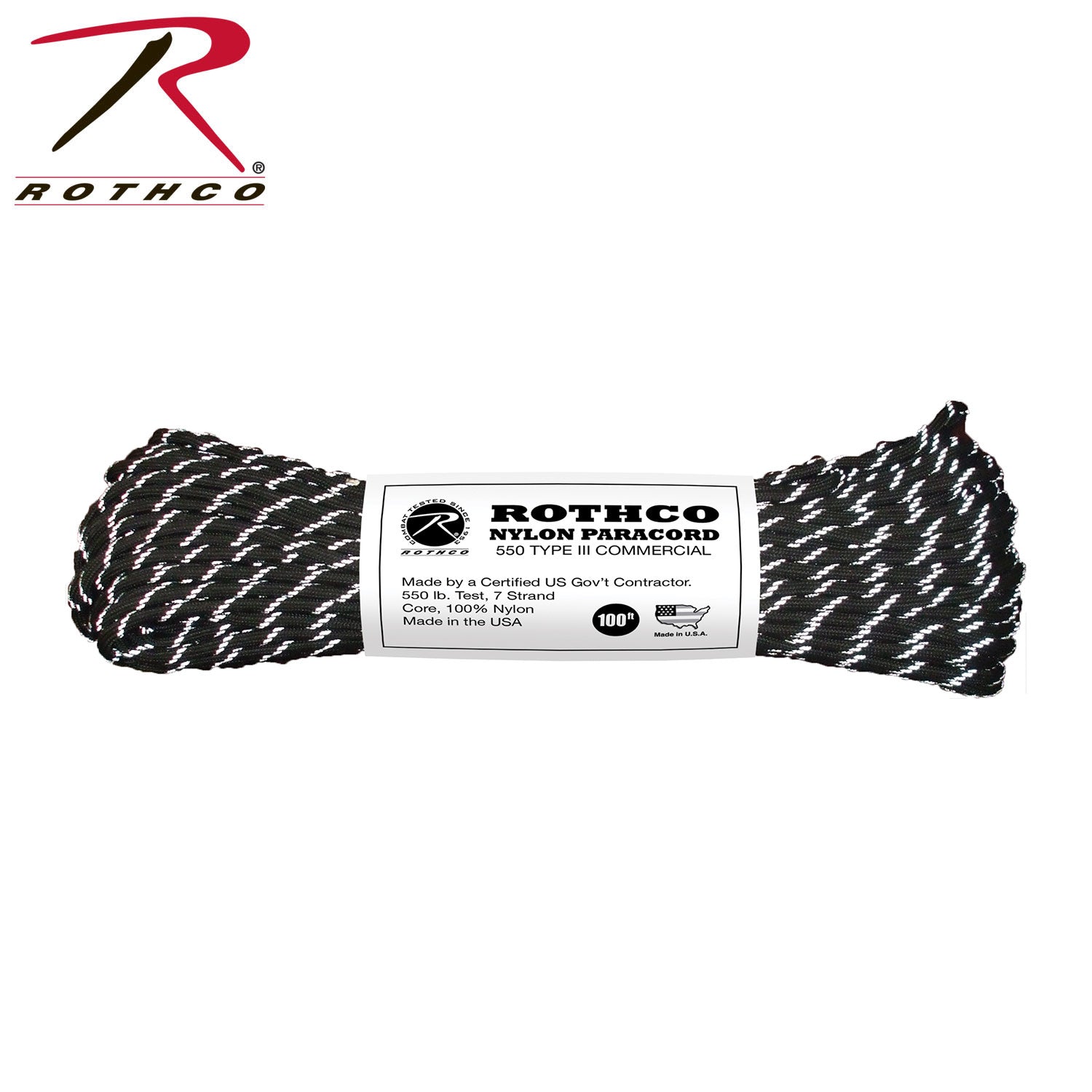 Rothco Nylon Paracord Type III 550 LB - Tactical Choice Plus