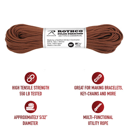 Nylon Paracord Type III 550 LB
