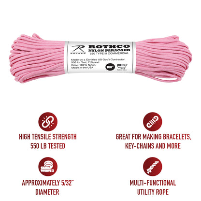 Nylon Paracord Type III 550 LB