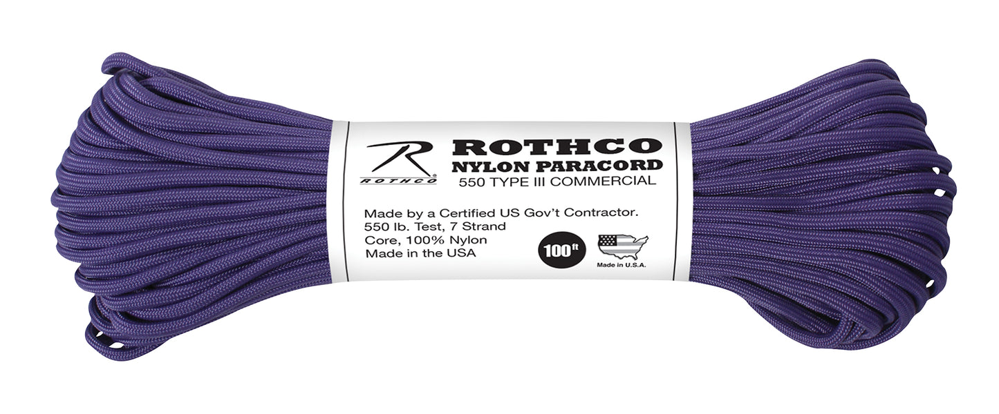 Nylon Paracord Type III 550 LB