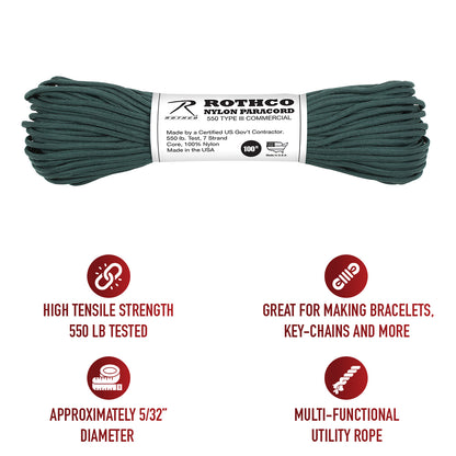Nylon Paracord Type III 550 LB