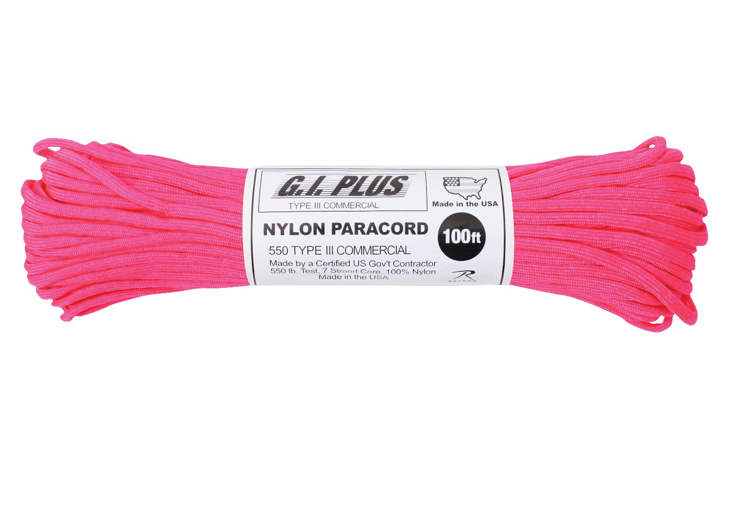 Rothco Nylon Paracord Type III 550 LB - Tactical Choice Plus