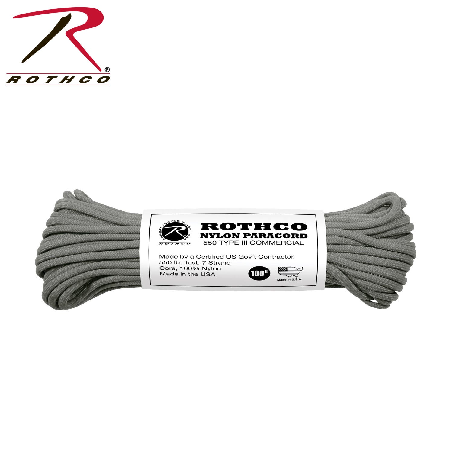 Rothco Nylon Paracord Type III 550 LB - Tactical Choice Plus