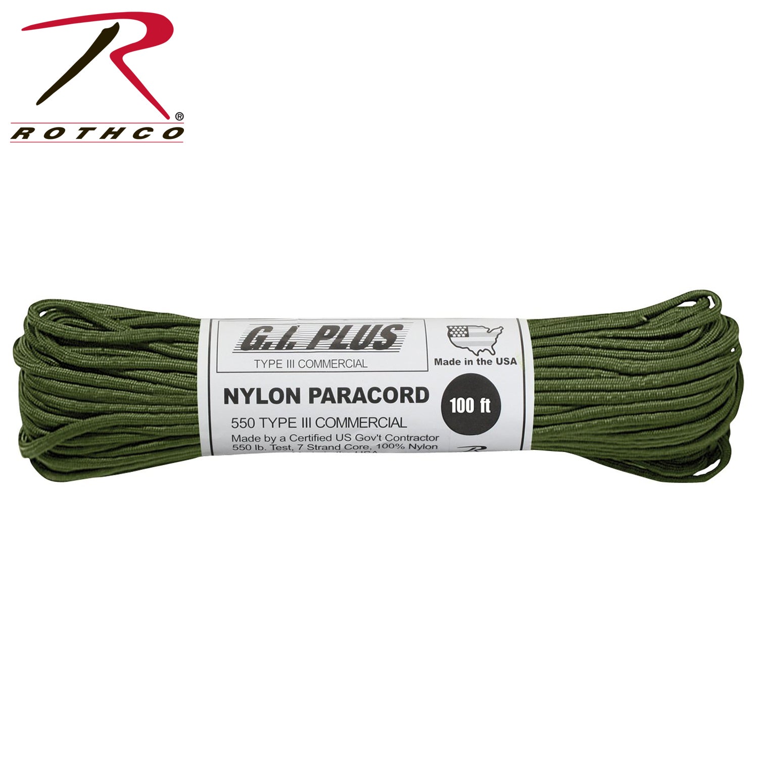 Rothco Nylon Paracord Type III 550 LB - Tactical Choice Plus