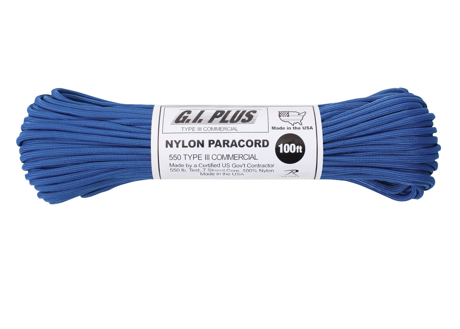 Rothco Nylon Paracord Type III 550 LB - Tactical Choice Plus