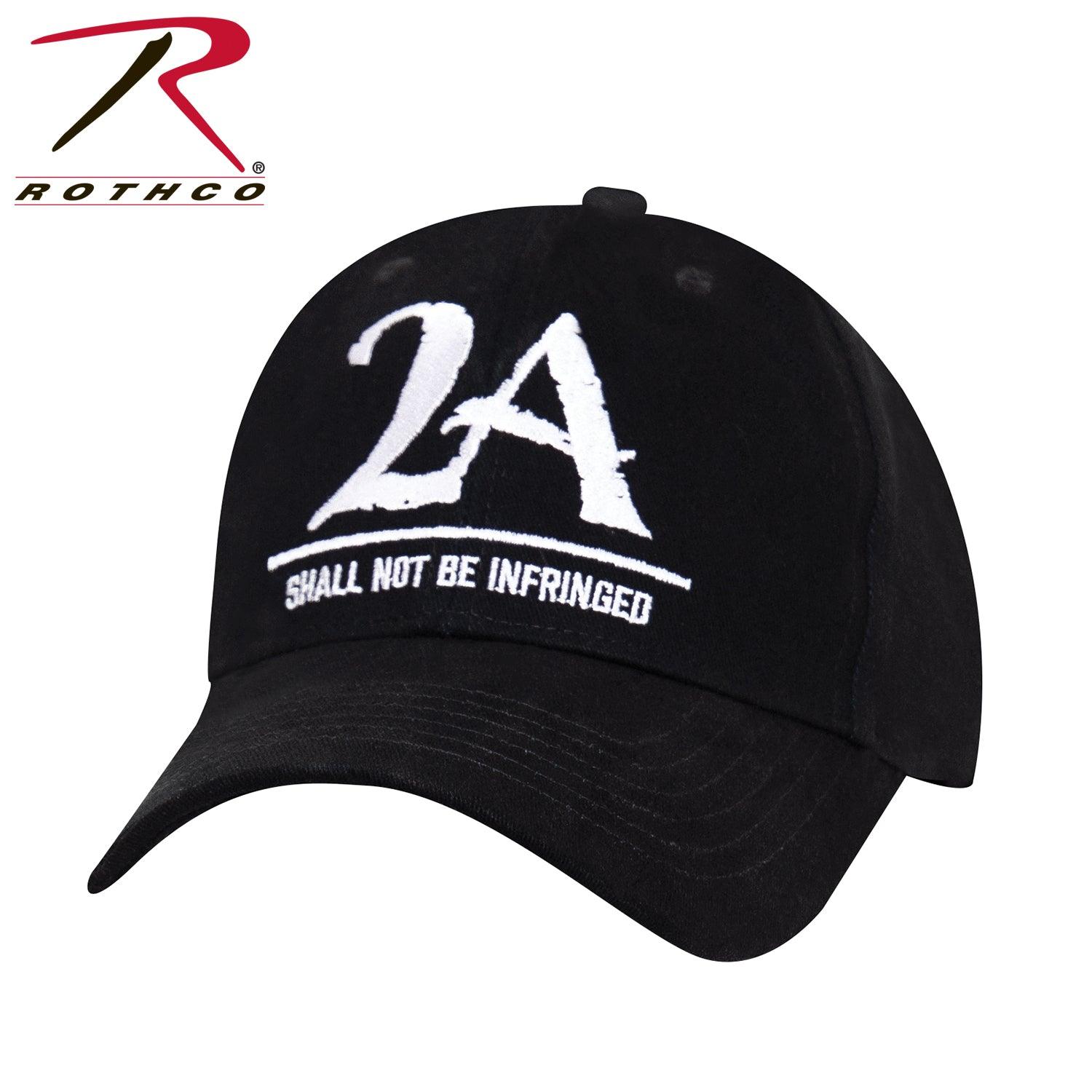 Rothco 2A "Shall Not Be Infringed" Low Profile Cap - Black - Tactical Choice Plus