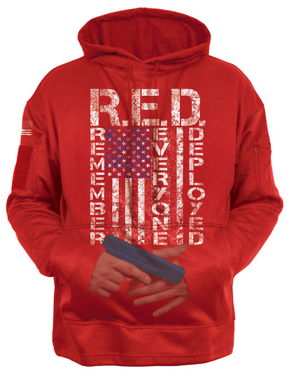 Concealed Carry R.E.D. (Remember Everyone Deployed) Hoodie