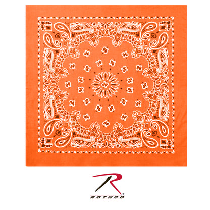 Trainmen Paisley Bandana - 22" X 22"