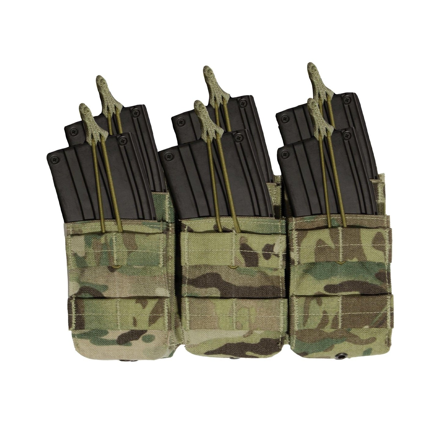 MOLLE Open Top Six Rifle Mag Pouch - Tactical Choice Plus