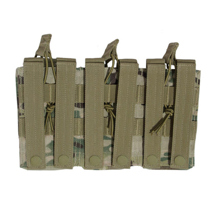 MOLLE Open Top Six Rifle Mag Pouch - Tactical Choice Plus