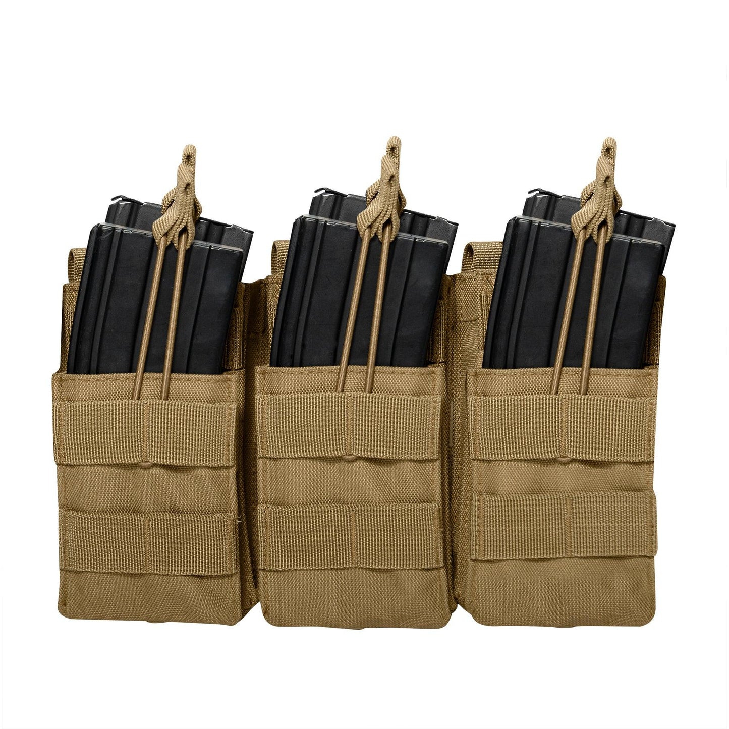 MOLLE Open Top Six Rifle Mag Pouch - Tactical Choice Plus