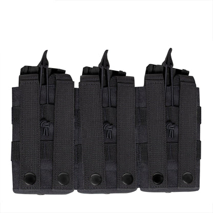 MOLLE Open Top Six Rifle Mag Pouch - Tactical Choice Plus