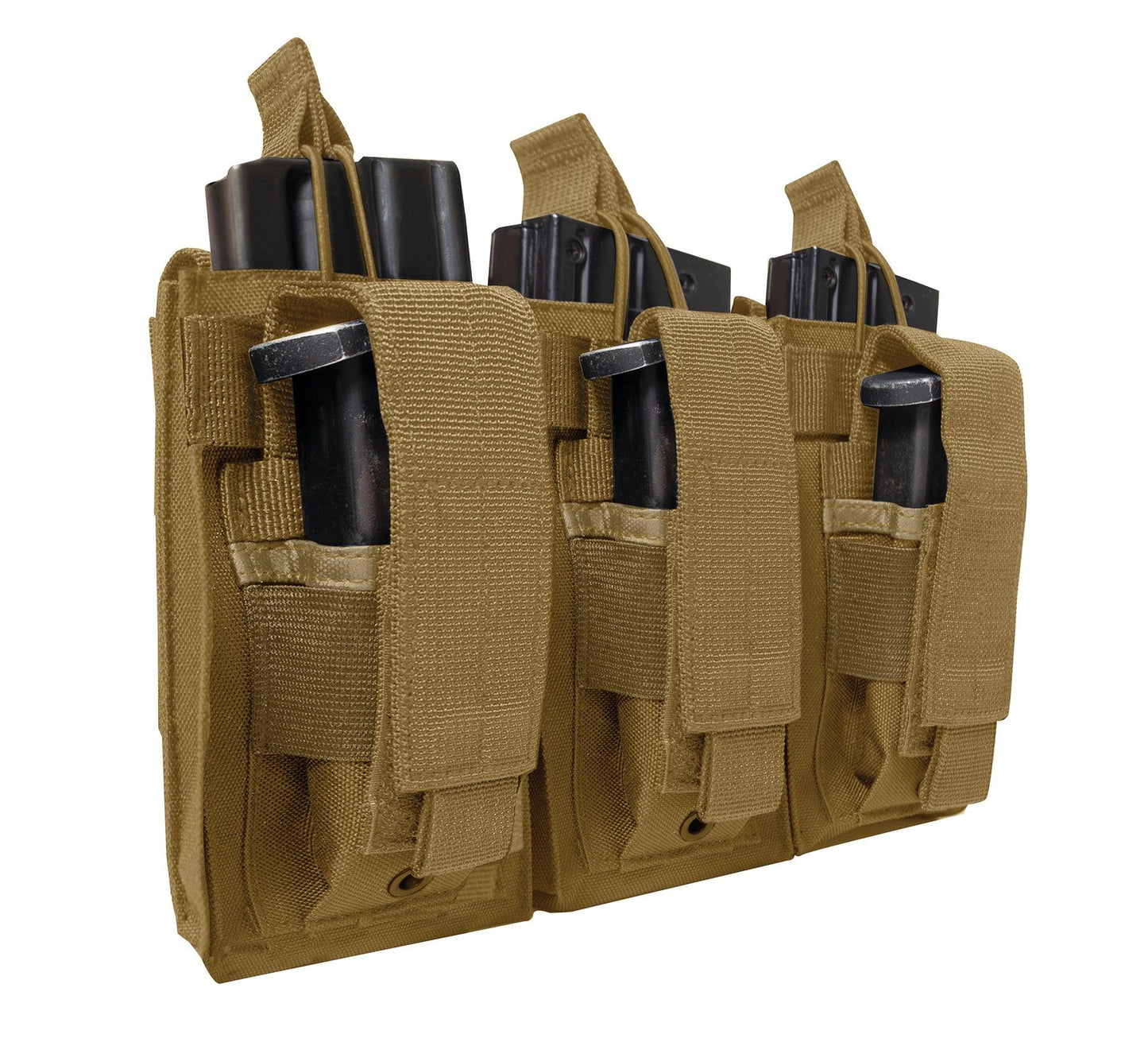 MOLLE Triple Kangaroo Rifle and Pistol Mag Pouch - Tactical Choice Plus