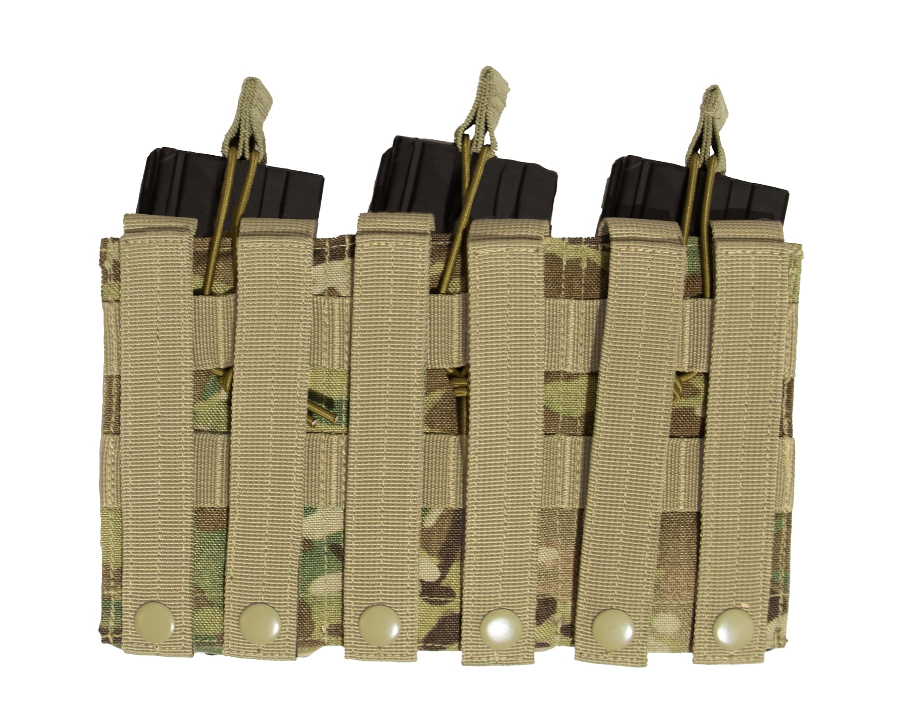 MOLLE Triple Kangaroo Rifle and Pistol Mag Pouch - Tactical Choice Plus