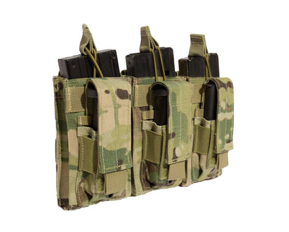 MOLLE Triple Kangaroo Rifle and Pistol Mag Pouch - Tactical Choice Plus