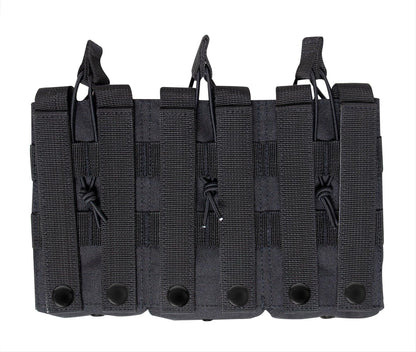 MOLLE Triple Kangaroo Rifle and Pistol Mag Pouch - Tactical Choice Plus