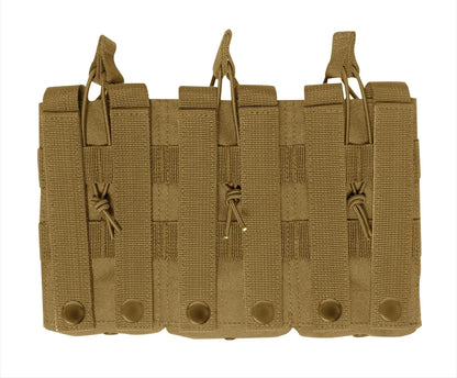 MOLLE Triple Kangaroo Rifle and Pistol Mag Pouch - Tactical Choice Plus