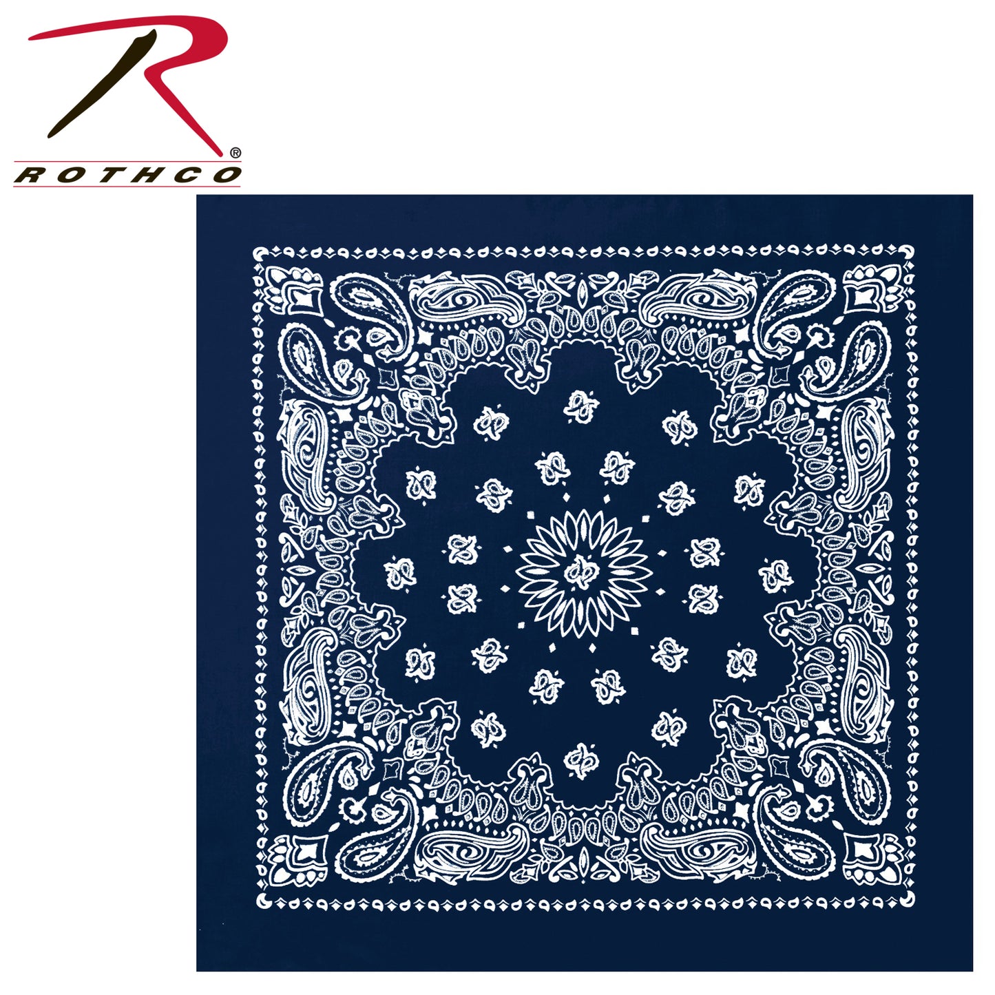 Trainmen Paisley Bandana - 22" X 22"