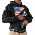Rothco US Flag / USMC Eagle, Globe, & Anchor Concealed Carry Hoodie - Tactical Choice Plus