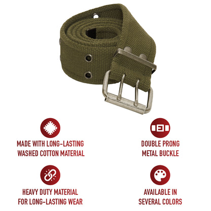 Vintage Double Prong Buckle Belt
