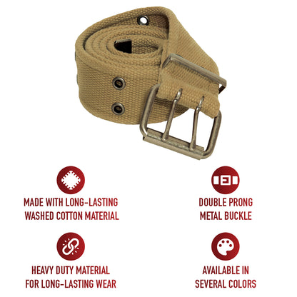 Vintage Double Prong Buckle Belt