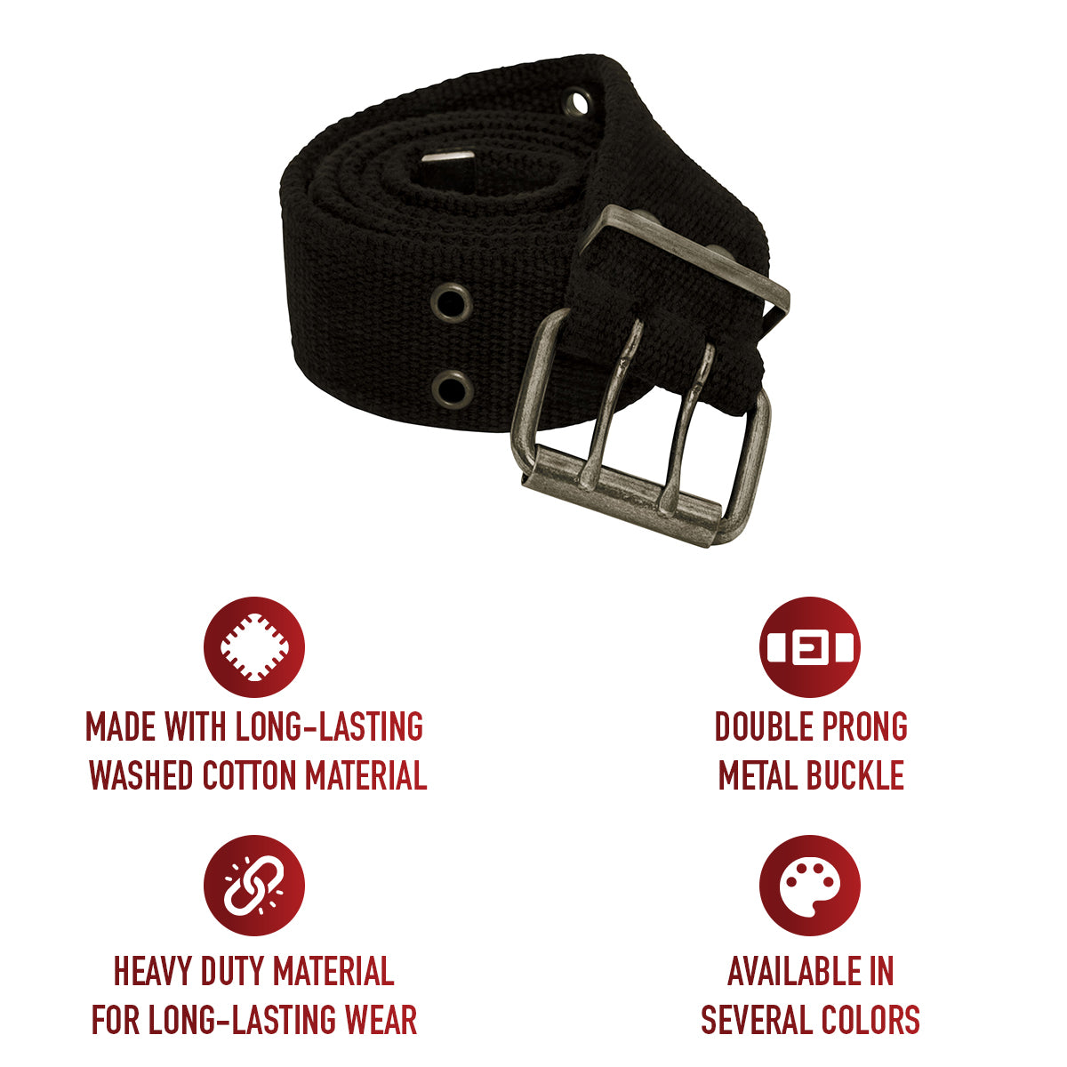 Vintage Double Prong Buckle Belt