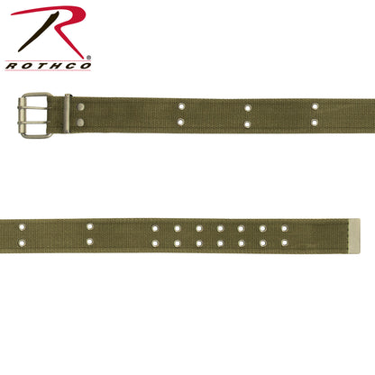 Vintage Double Prong Buckle Belt