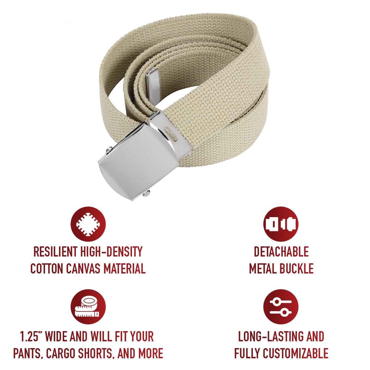 Web Belts - 44 Inches Long