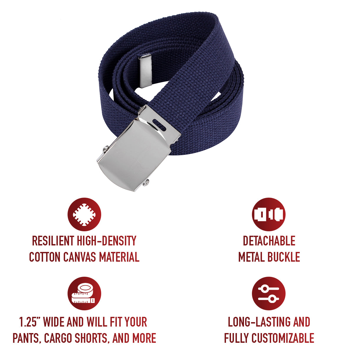 Web Belts - 44 Inches Long