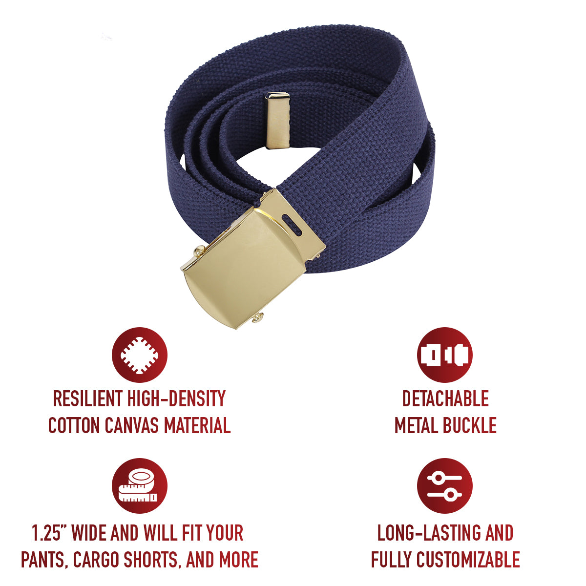 Web Belts - 44 Inches Long