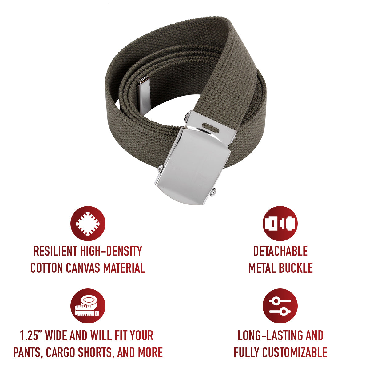 Web Belts - 44 Inches Long