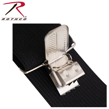 Rothco Adjustable Elastic X-Back Pant Suspenders - Tactical Choice Plus