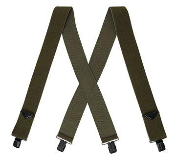 Rothco Adjustable Elastic X-Back Pant Suspenders - Tactical Choice Plus