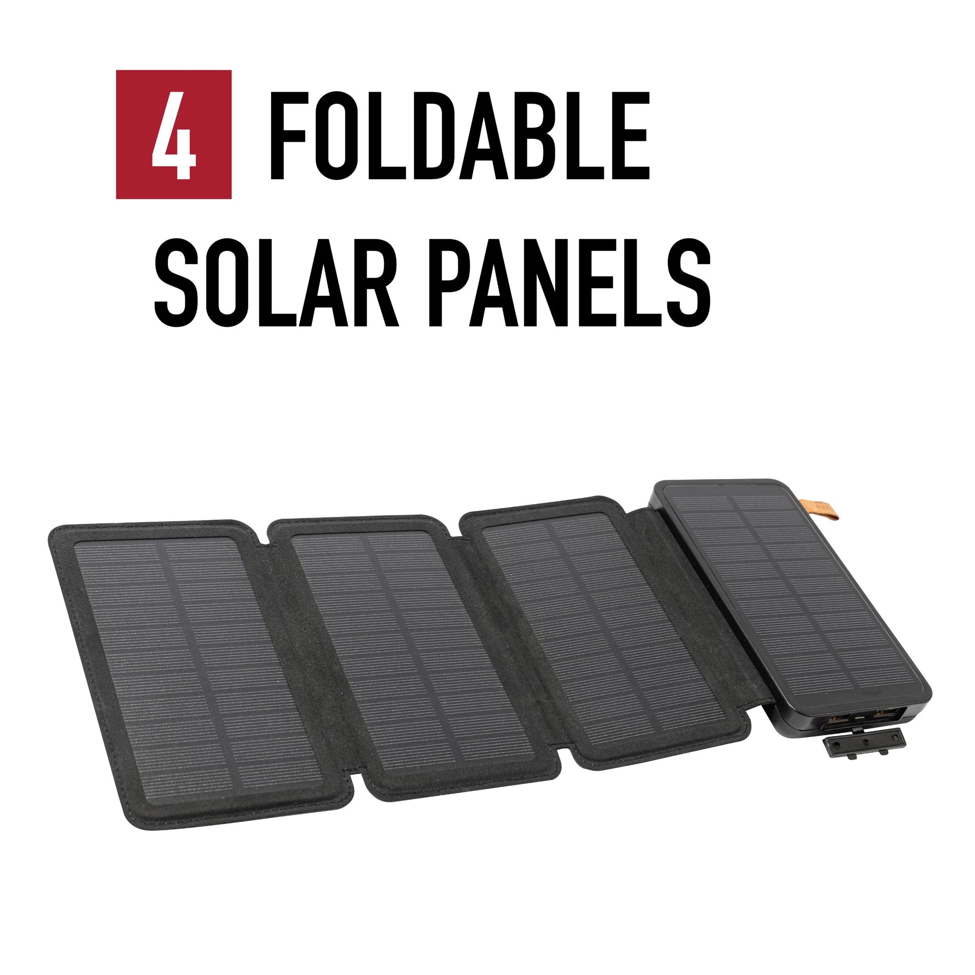Folding Solar Panel with Power Bank - Tactical Choice Plus
