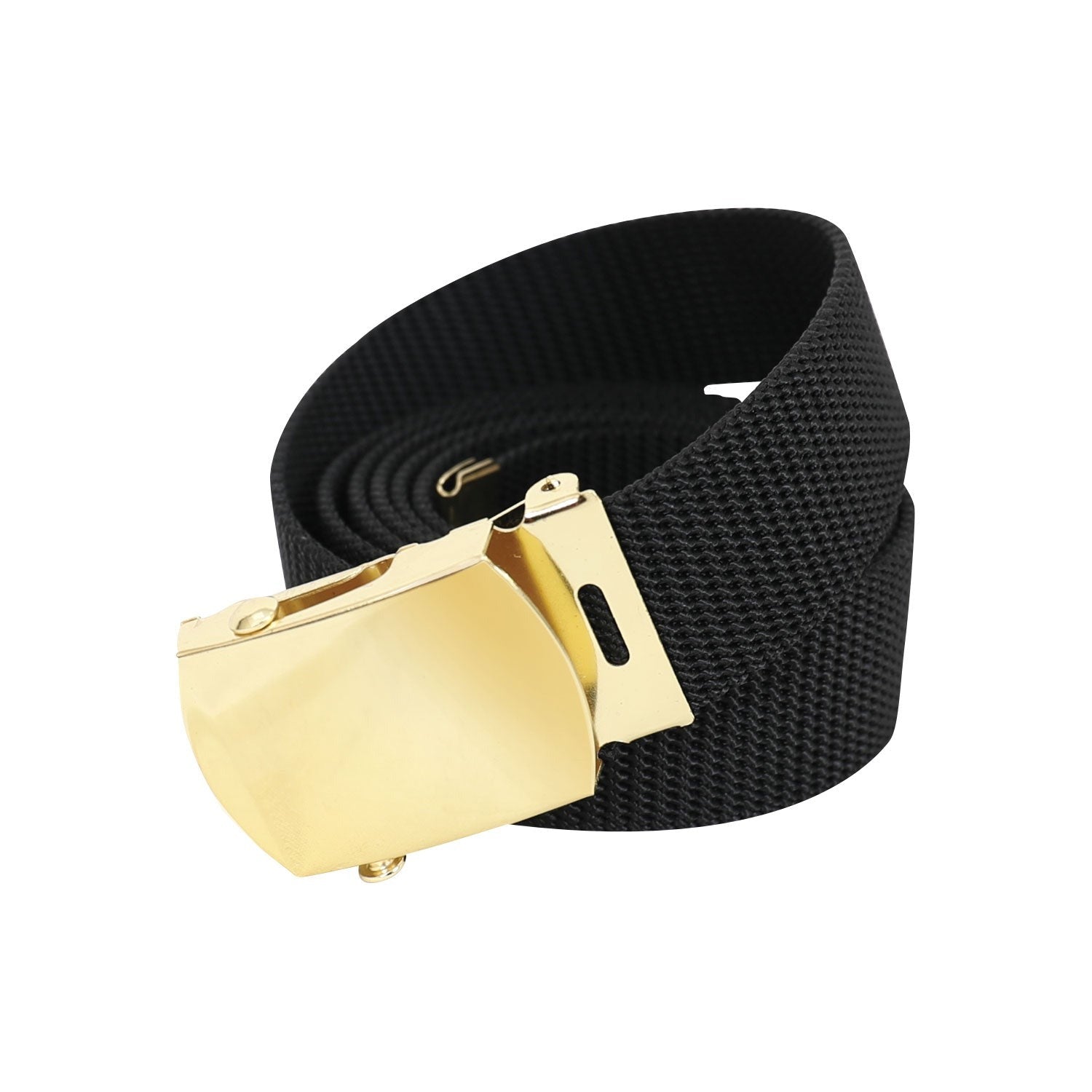 Rothco Nylon Web Belt - Black Webbing - Tactical Choice Plus