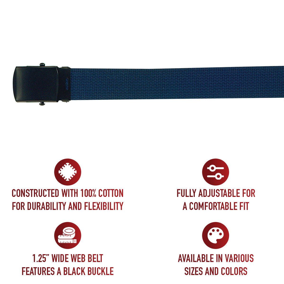 Web Belts With Buckle