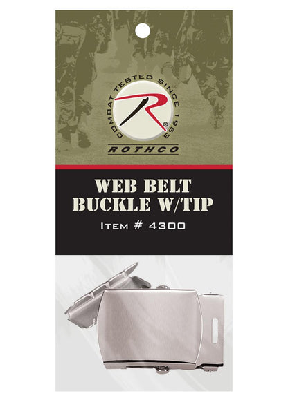 Rothco G.I. Type Web Belt Buckle And Tip Pack - Tactical Choice Plus