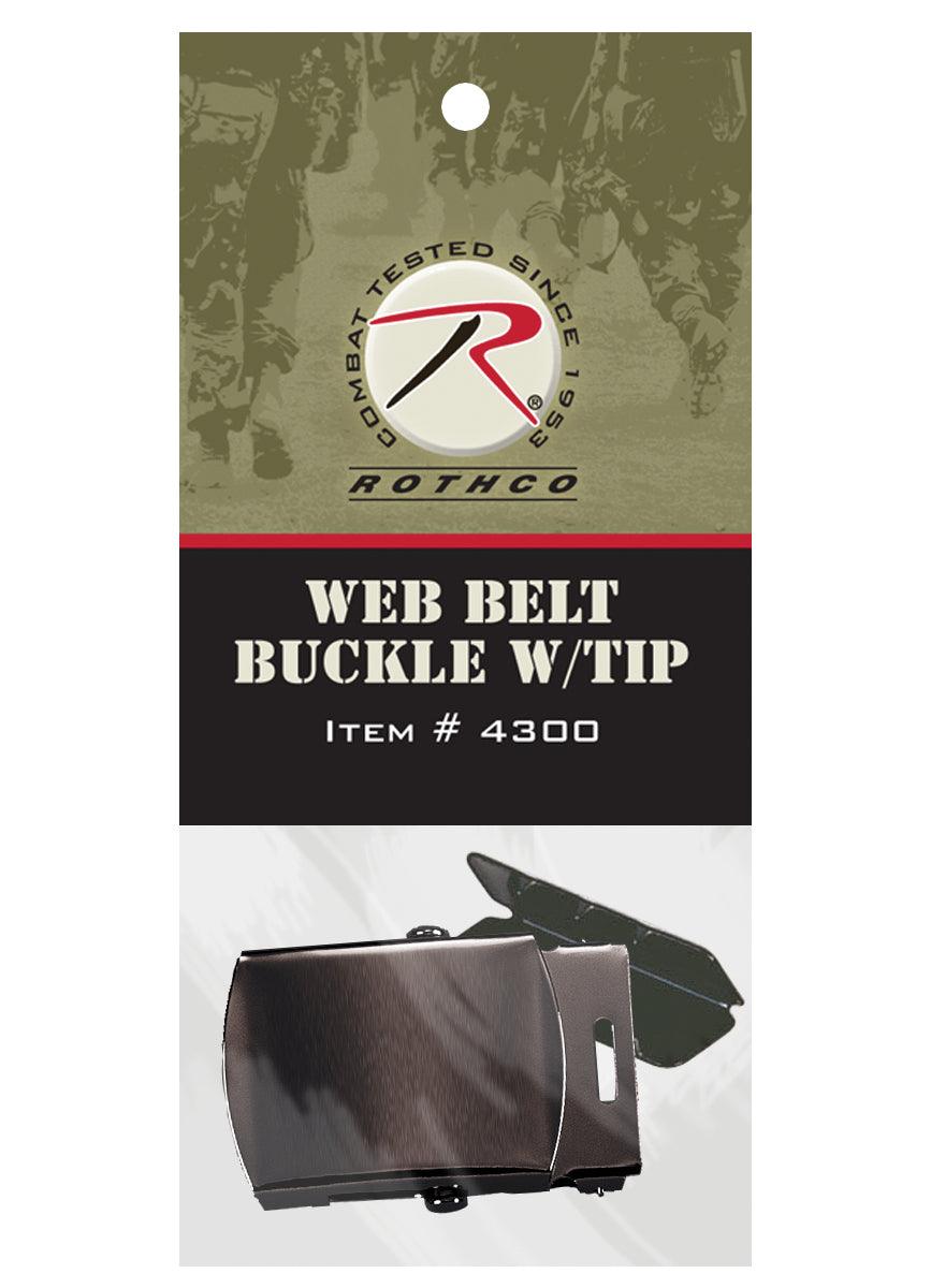 Rothco G.I. Type Web Belt Buckle And Tip Pack - Tactical Choice Plus