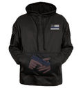 Rothco Honor and Respect Thin Blue Line Concealed Carry Hoodie - Black - Tactical Choice Plus