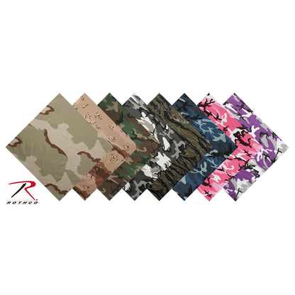 Large Camo Bandana