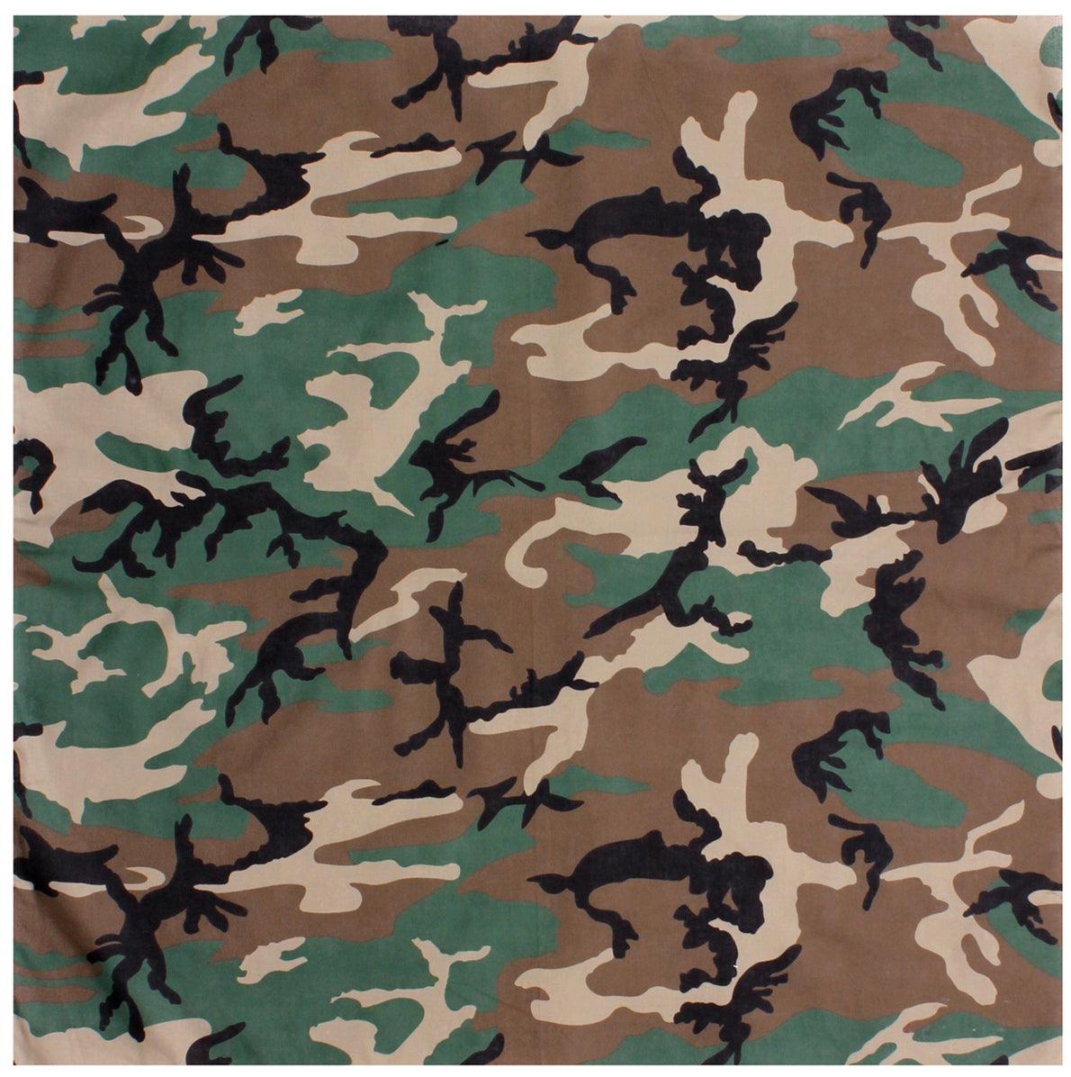 Rothco Large Camo Bandana - Tactical Choice Plus