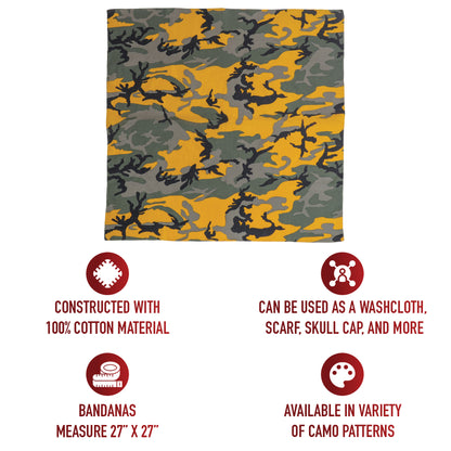 Large Camo Bandana